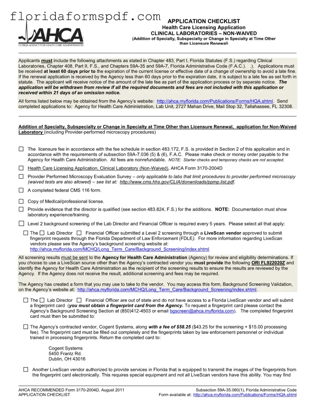Fill Out a Valid Florida 3170 Template