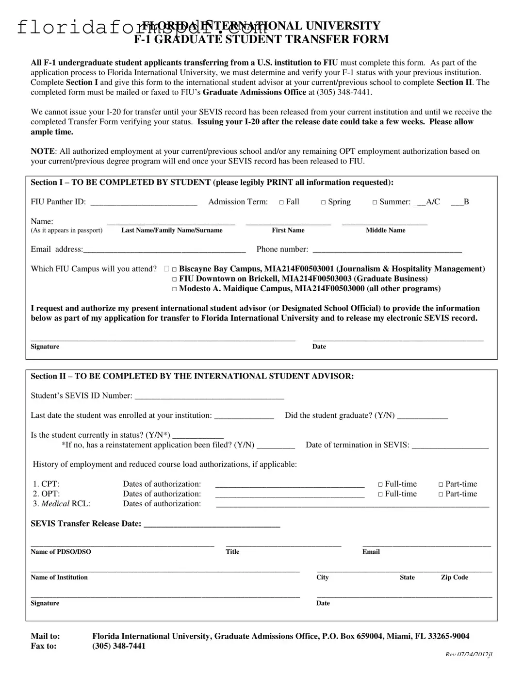 Fill Out a Valid Florida F 1 Template