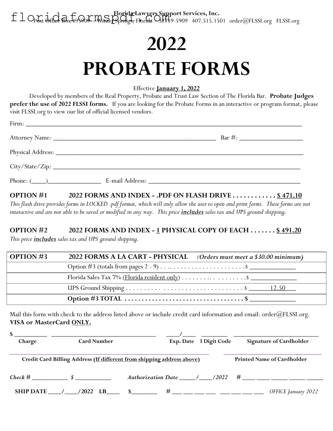 Fill Out a Valid Florida Lawyers Support Template