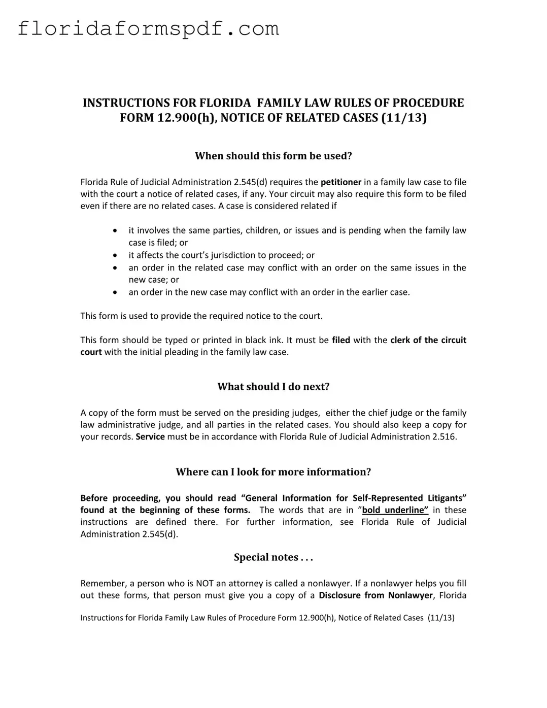 Fill Out a Valid Florida Procedure Template