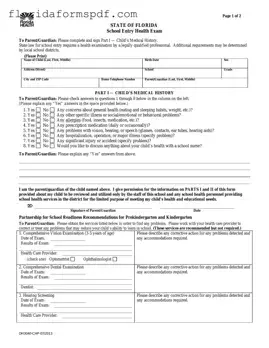 Fill Out a Valid Florida Health Template
